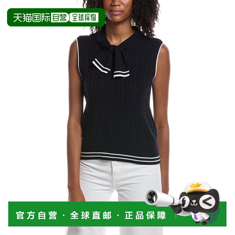 自营nanette nanette leporeNanette Nanette Lepoe前领带毛衣背-
