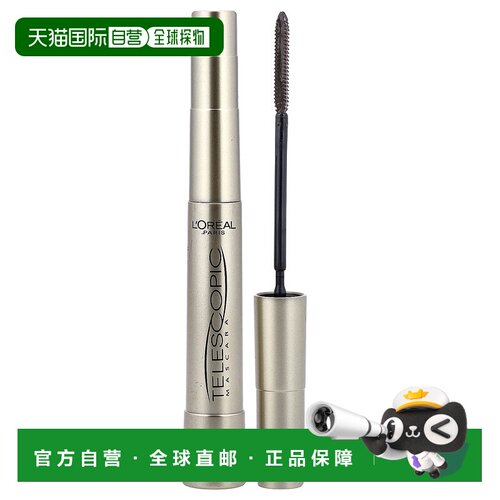 香港直邮欧莱雅,Telescopic® 原创睫毛膏，915 黑棕色，0.2正品