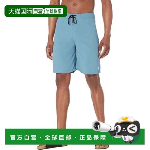 自营Hurley One & Only 2.0短裤男士Noise Aqua抽绳腰部JDM2461-