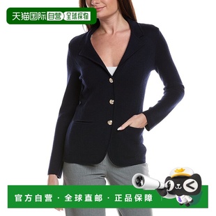 Wool Blend Sweater 自营Bruno navy Merino Blazer 美国 Magli
