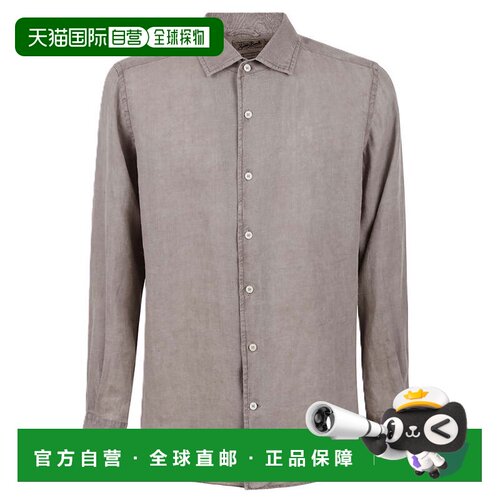 自营mc2 saint barth长袖纽扣衬衫，搭配经典衣领-中性色 美国奥
