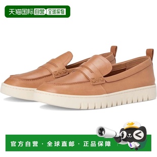 自营Vionic Uptown Penny Loafers Women Brown Leather Moc Toe
