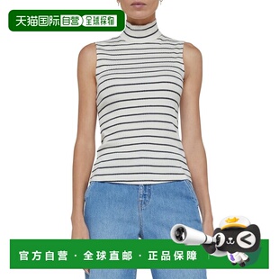 Mock black 自营l Rosie Shirt Stripe agenceL’AGENCE Neck