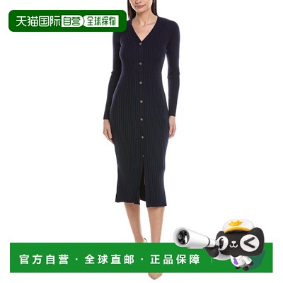 自营Elie Tahari The Monroe Knit Dress - navy 美国奥莱直发