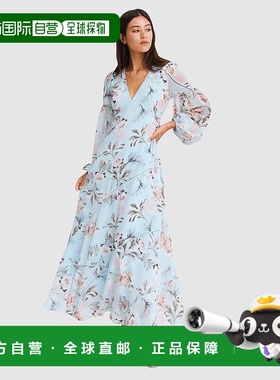 自营 belle & bloomIn Your Dreams Maxi连衣裙-浅蓝色 美国奥莱