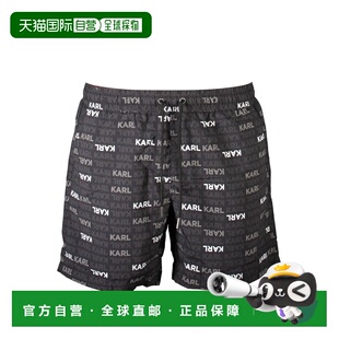 Men Polyester Lagerfeld black Swim Boxer 自营Karl