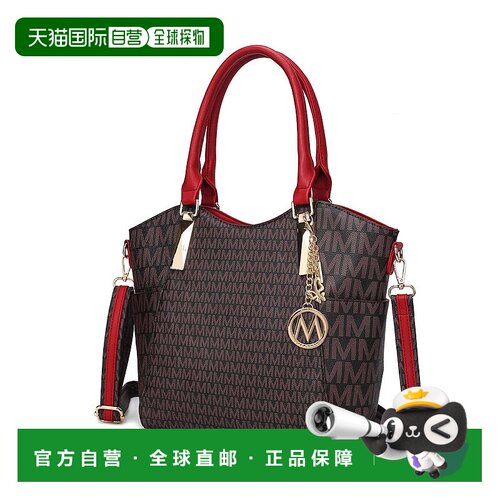 自营mia k collectionDevorah Women’s Tote Bag by Mia K - red