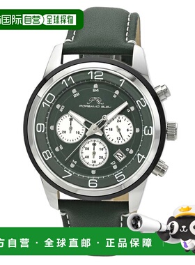自营Porsamo Bleu Men's Arthur Genuine Leather Band Watch 109