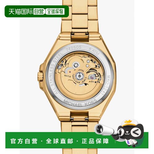 自营michael kors大Callum金色手表-金色 美国奥莱直发