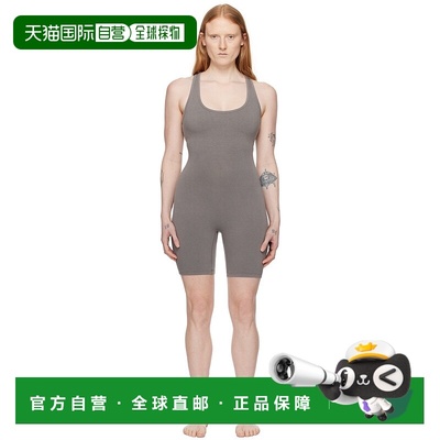 1h可退 香港直邮潮奢 SKIMS 女士 灰色 Outdoor Mid Thigh 连身裤