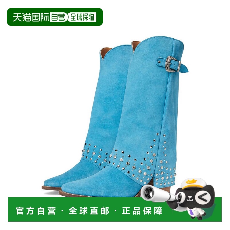 1h可退 【美国直邮】dingo 女士 靴子高跟鞋及膝靴