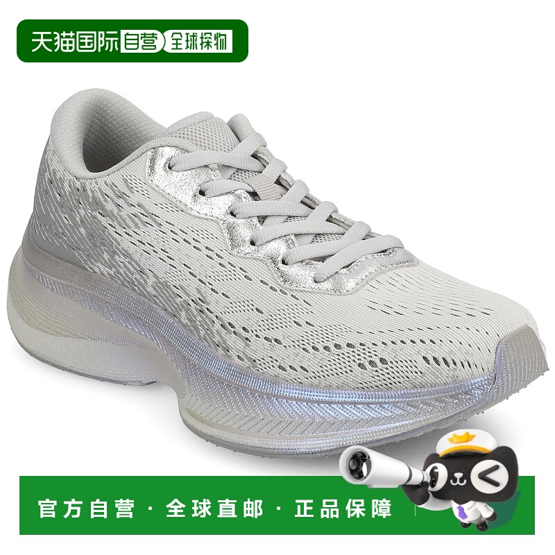 自营 journee collectionJournee女式Blume休闲运动鞋-银色 美国