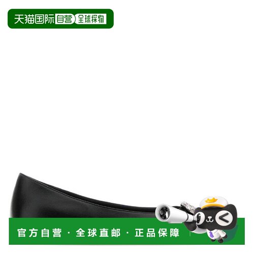 自营Amina Muaddi Nappa Black Camelia Ballet Flats - nappa bl