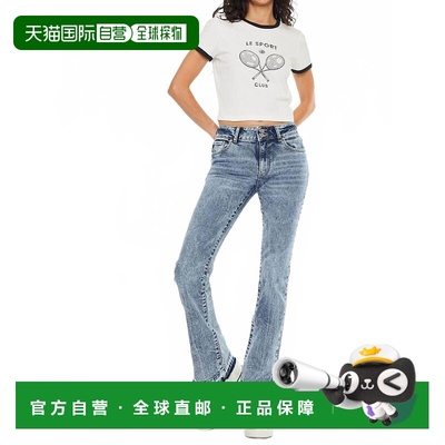 自营kancanWomen's Maizie Mid Rise Bootcut Jeans In Grey - gr