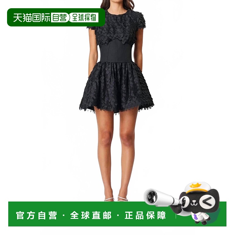 自营elliattAmberwing Dress In Black - black 美国奥莱直发