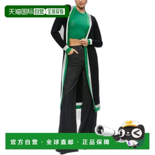 alice 黑色 olivia 爷爷饰边羊毛混纺开衫 美 Bradford 自营