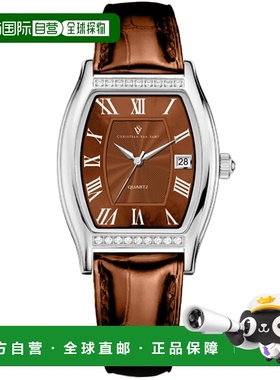 自营Christian Van Sant Women's Gemma Brown Dial Watch - brow