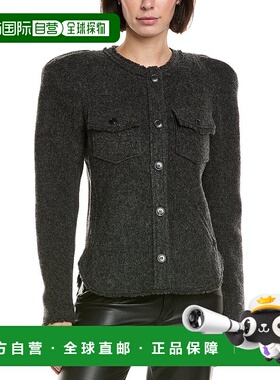 自营Isabel Marant Etoile Nelly Wool-Blend Jacket - grey 美国