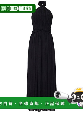 自营Adam Lippes Rabban Silk-Blend Dress - black 美国奥莱直发