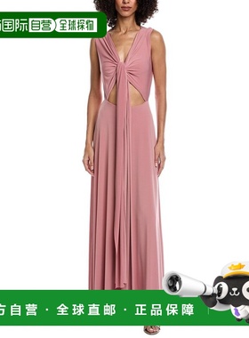 自营issue New York Wrap Bodice Gown - rose 美国奥莱直发