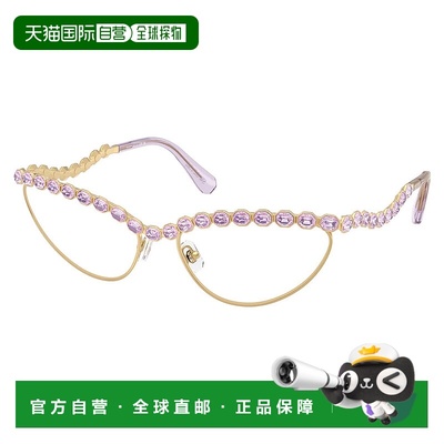 自营Swarovski  SK 1030 4036 59mm Womens Cat-Eye Eyeglasses 5