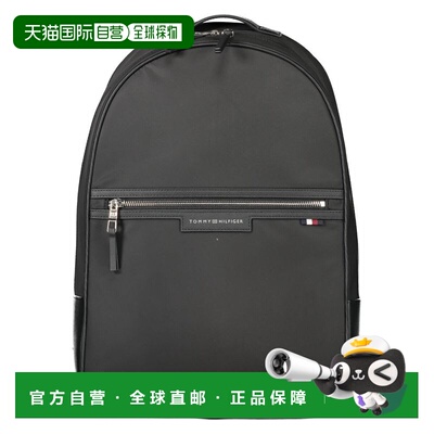 自营Tommy Hilfiger Polyester Men's Men's Backpack - black 美