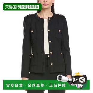 自营CeCe Cardigan Blazer - black 美国奥莱直发