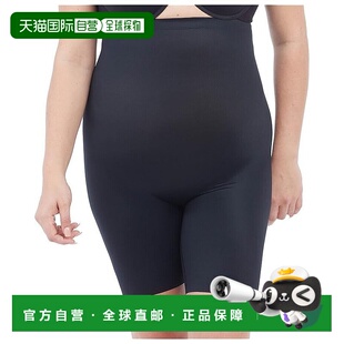 Red 大号黑色弹力高腰中大腿ERK890 Hot Spanx塑身女式 黑 自营