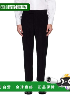 香港直邮潮奢 Thom Browne 汤姆 布朗 男士 黑色 Narrow Wale Cor