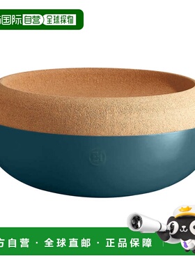 自营Emile Henry Large Food Storage Bowl, 14.1-Inch, Blue Fla