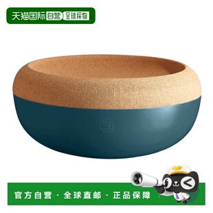 自营Emile Henry Large Food Storage Bowl, 14.1-Inch, Blue Fla