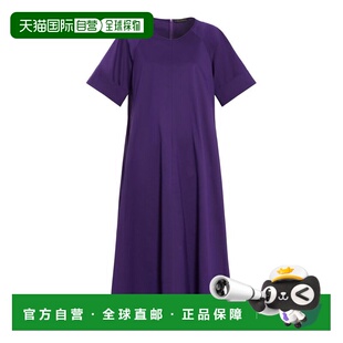 自营 marina rinaldi比亚吉奥-紫色 美国奥莱直发连衣裙