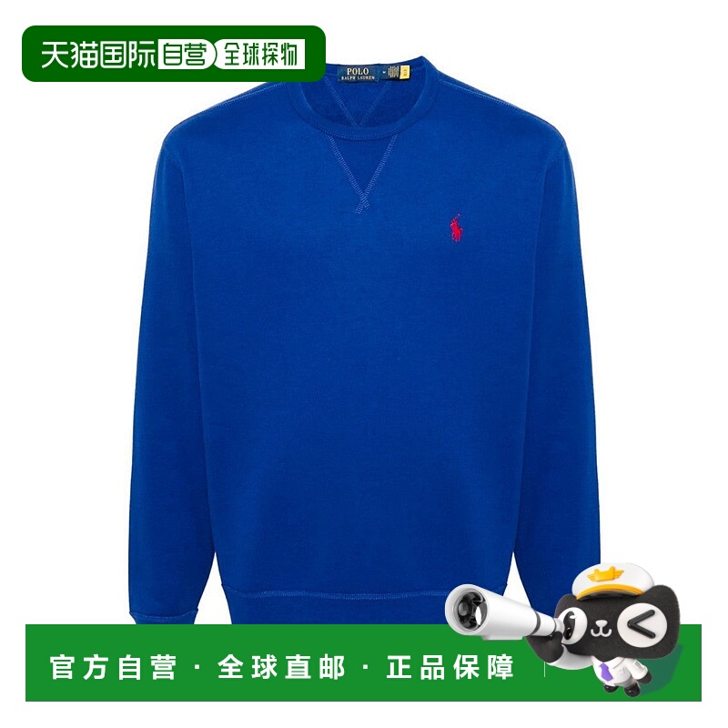 自营polo ralph laurenRoyal Blue Crew Neck Sweatshirt - blue