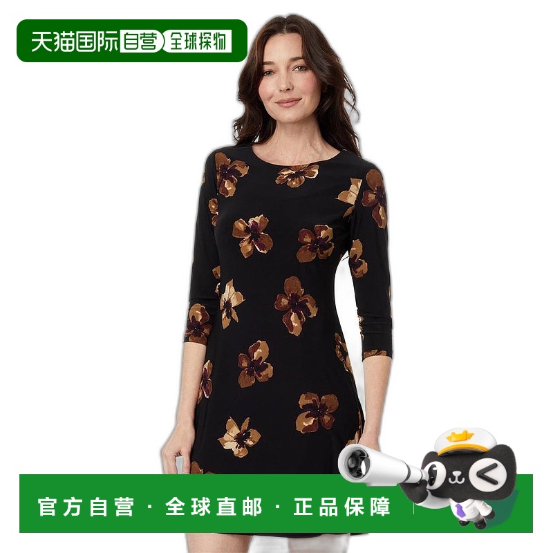 美国直邮TOMMY HILFIGER 女士针织连衣裙衬衫长袖运动进口套头