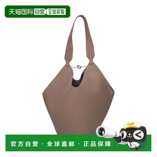 自营khaite'Lotus' 小手提袋-棕色 美国奥莱直发