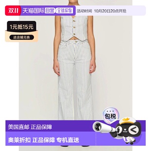 航海条纹 宽腿高腰航海条纹裤 美国奥莱直发 dl1961Gisele 自营