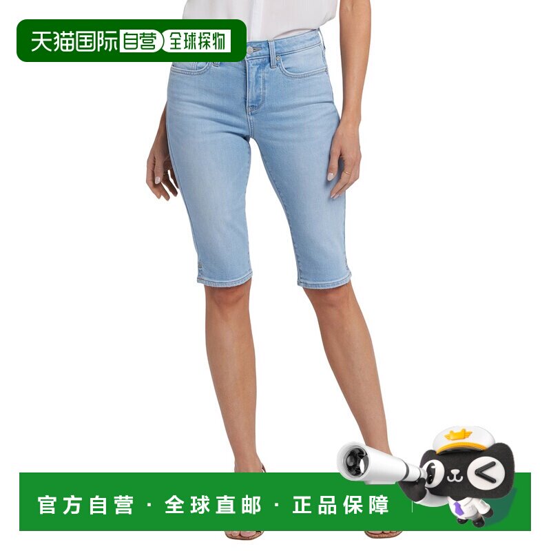 自营NYDJ Petite Sophie Canary Beach Capri Jean - yellow 美国 - 实物图