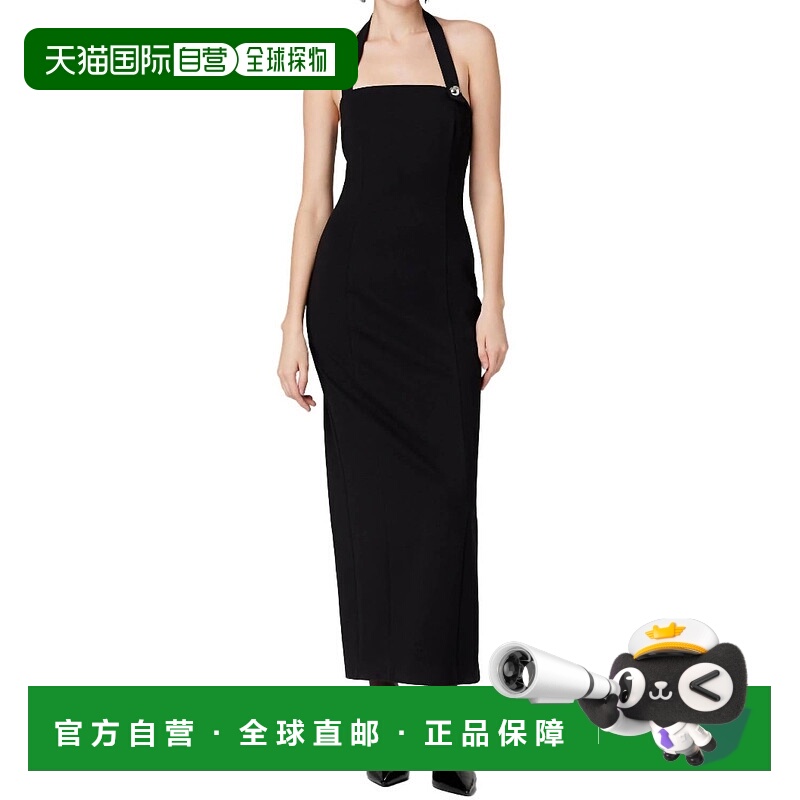 自营toccinDavina Sculpted Halter Midi Dress In Black - black