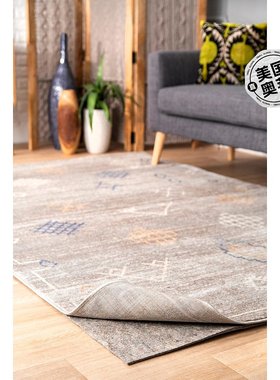 nuLOOM Gavin Non Skid Pet Friendly Rug Pad - gray 【美国奥莱