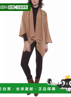 自营incashmereCashmere Blend Shawl with Tipping - camel 美国