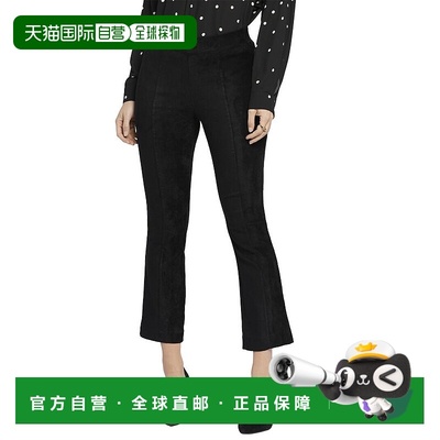 自营NYDJ Suede Black Bootcut Jean - black 美国奥莱直发