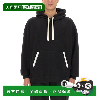 自营palm angelsRelaxed-Fit Cotton Hoodie With Contrasting Dr