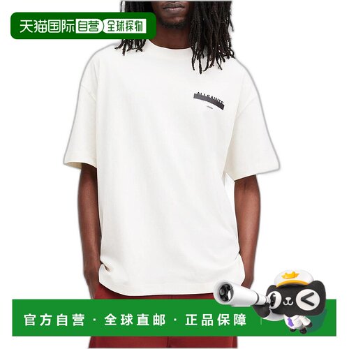 1h可退 【美国直邮】all saints 男士 衬衫短袖正品时尚柔软 百搭