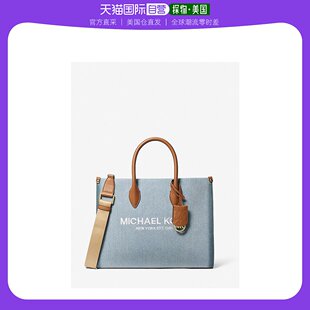 kors michael 女士 美国直邮 单肩包手提包肩带托特包中号牛仔