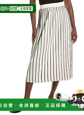 自营weekend max maraMax Mara Finanza周末裙-白色 美国奥莱直发