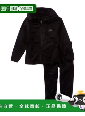 自营New Balance 2pc Tech Fleece Jacket & Pant Set - black 美