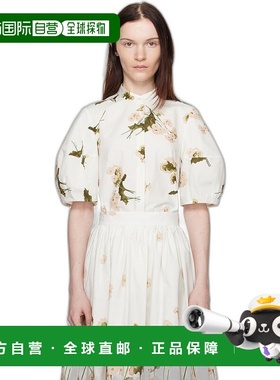 1h可退 【美国直邮】erdem 女士 衬衫短袖立领休闲时尚舒适百搭