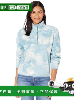 自营Women's O'Neill Lucie Jacket Smoke Blue Sherpa Fleece Mo