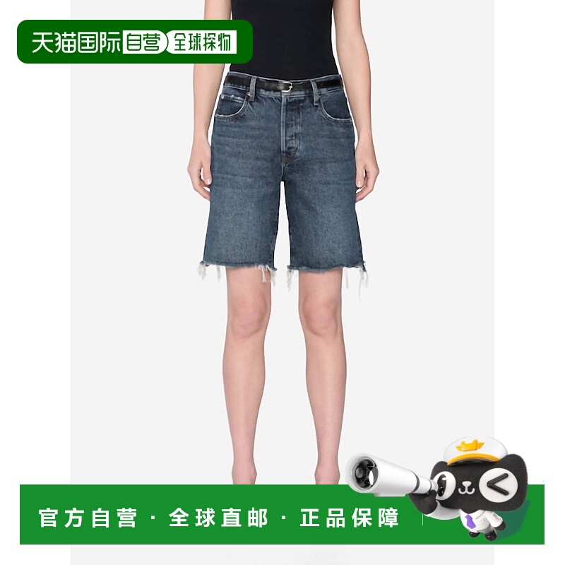 自营frame休闲高腰及膝短款怀旧-怀旧 美国奥莱直发