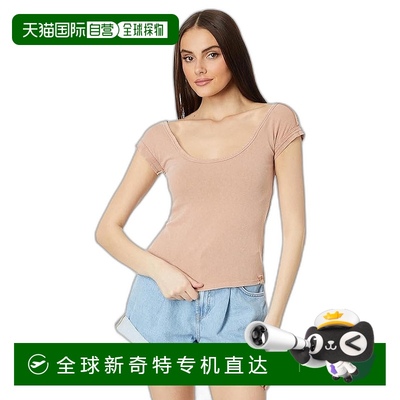 1h可退 香港直邮潮奢 Free People 自由人 女士 Bout Time T恤